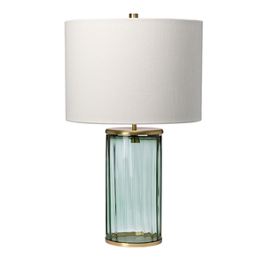 Stolní lampa Reno - 1 světelný zdroj - zelená/staromosaz Quintiesse small 0