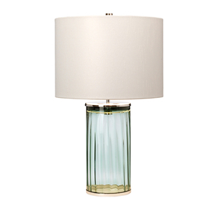 Stolní lampa Reno - 1 světelný zdroj - zelená/leštěný nikl Quintiesse small 1