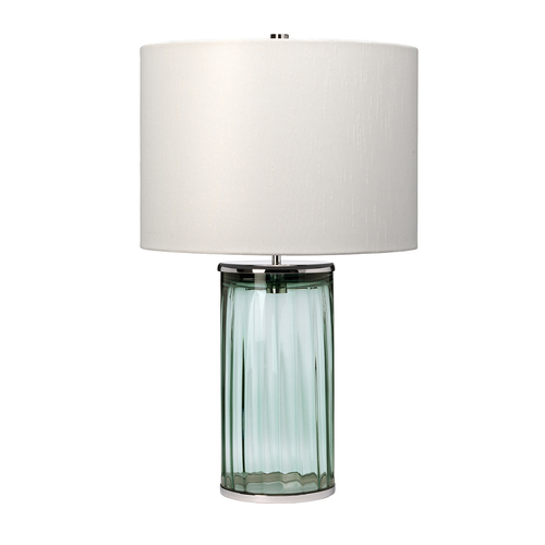 Kontrola Stolní lampa Reno - 1 světelný zdroj - zelená/leštěný nikl Quintiesse