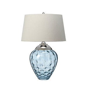 Stolní lampa Samara - 2 světelné zdroje - světle modrá Quintiesse small 1