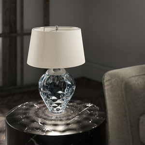Stolní lampa Samara - 2 světelné zdroje - světle modrá Quintiesse small 6