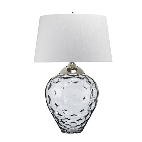 Kontrola Velká stolní lampa Quintiesse SAMARA QN-SAMARA-TL-LRG-SMK kouřové sklo E27 + GU10 78,7 cm