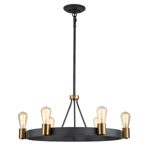 Závěsné nebo přisazené svítidlo Quintiesse SILAS QN-SILAS-6P-DZ 6×E27 max. 60 W Ø72,3 cm small 0