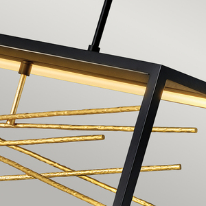Podlouhlá závěsná LED lampa Styx Quintiesse small 2