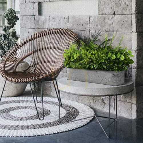 Kontrola Vložka s umělými rostlinami do květináče Green Designers White Sparrow GD 712, 25 × 50 cm