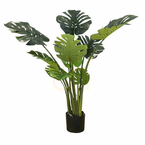 Kontrola Umělá hrnková rostlina Monstera 90cm