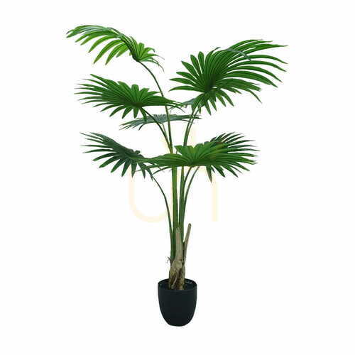 Kontrola Umělá hrnková rostlina Washingtonia Robusta 160cm - ručně vyráběná
