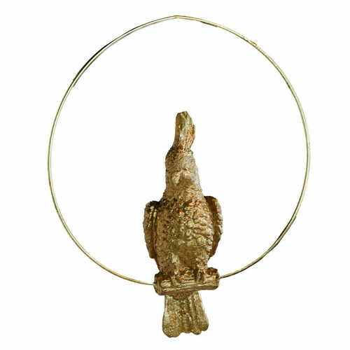 Kontrola Zlatá figurka papouška do svítidla Las Plumas FIGURE XS N°2, 25 cm