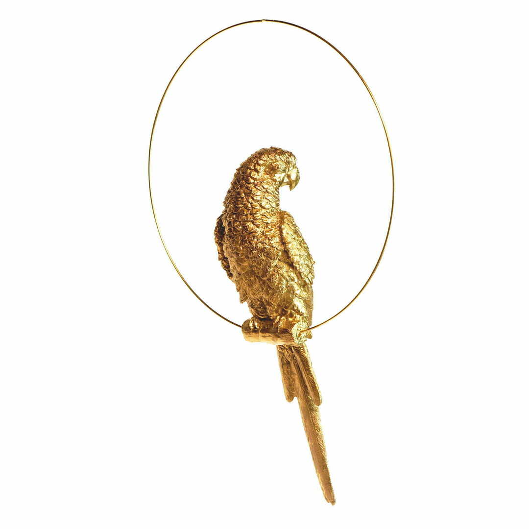 Zobrazit Závěsná figurka do lampy Las Plumas FIGURE M N°9 – zlatý papoušek z pryskyřice 37 cm LPFIGM09 Závěsná figurka do lampy Las Plumas FIGURE M N°9 – zlatý papoušek z pryskyřice 37 cm LPFIGM09