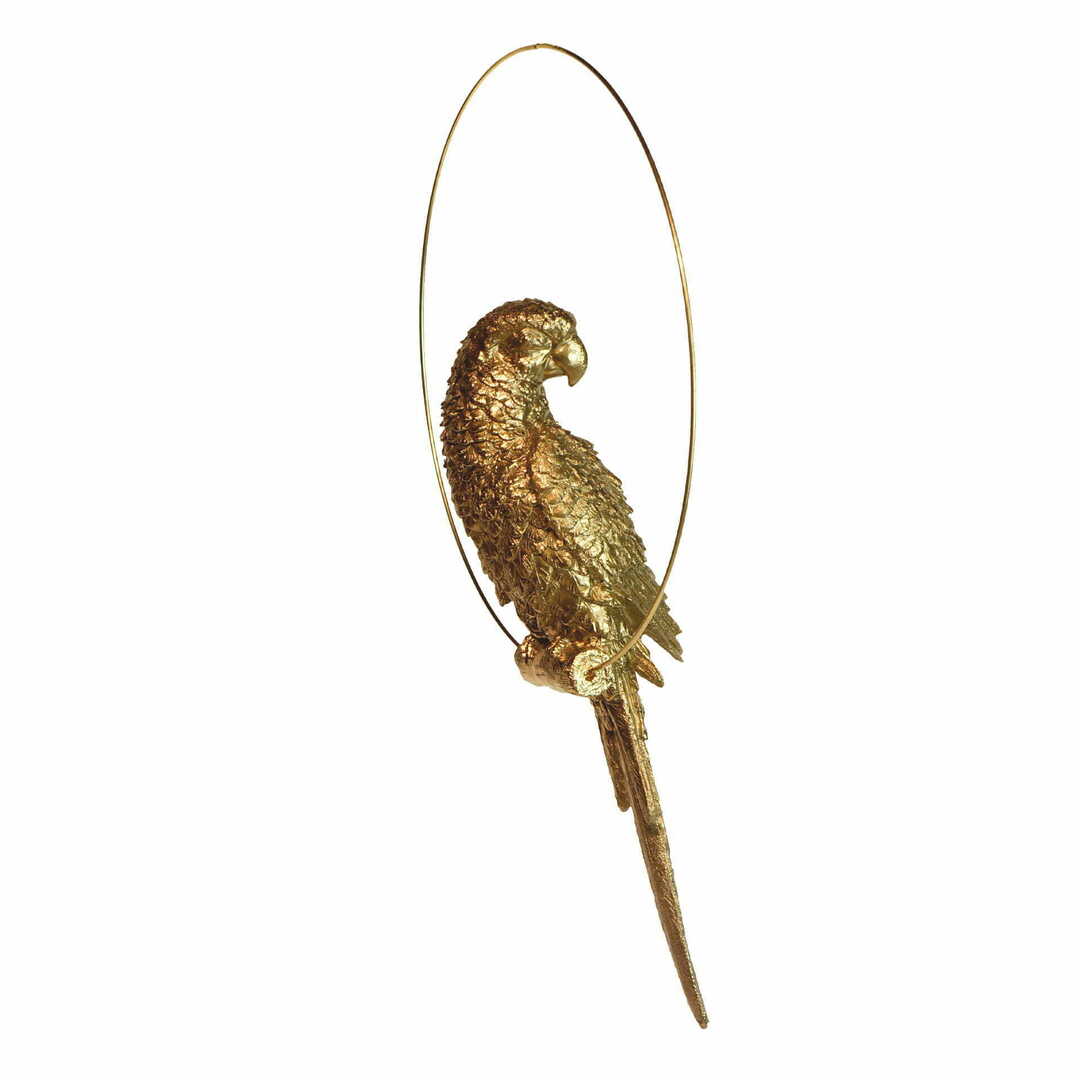 Pohled Závěsná figurka do lampy Las Plumas FIGURE M N°9 – zlatý papoušek z pryskyřice 37 cm LPFIGM09 Závěsná figurka do lampy Las Plumas FIGURE M N°9 – zlatý papoušek z pryskyřice 37 cm LPFIGM09