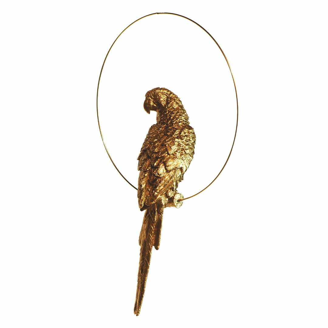 Náhled Závěsná figurka do lampy Las Plumas FIGURE M N°9 – zlatý papoušek z pryskyřice 37 cm LPFIGM09 Závěsná figurka do lampy Las Plumas FIGURE M N°9 – zlatý papoušek z pryskyřice 37 cm LPFIGM09