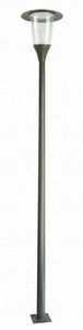 Venkovní sloupkové svítidlo SU-MA Metis MTS-ME27 tmavý popel 318 cm small 0