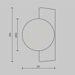 Nástěnné svítidlo AVANT-GARDE MOD324WL-01BS Maytoni small 8