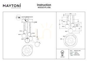 Závěsné svítidlo BASIC FORM MOD321PL-05B Maytoni small 6