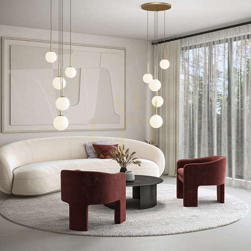 Kontrola Závěsné svítidlo BASIC FORM MOD321PL-05G Maytoni