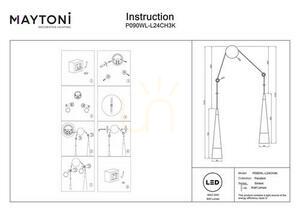 Nástěnné svítidlo SINTESI P090WL-L24CH3K Maytoni small 9
