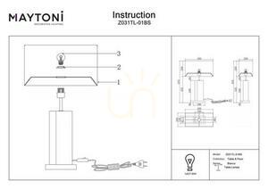 BIANCO Z031TL-01BS stolní lampa Maytoni small 6