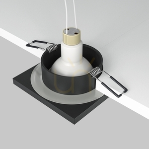Vestavné svítidlo STARK GU10 max 10 W IP65 8,4x8,4 cm, černé, otvor 6,5 cm, Maytoni DL083-01-GU10-SQ-B small 4