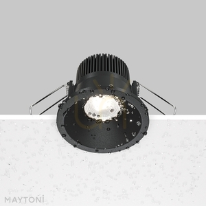 Vestavné svítidlo Maytoni ZOOM DL034-01-06W4K-B, IP65, Ø 6 cm, LED 6 W 670 lm 4000K CRI 90, černé small 3