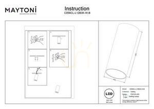 FOCUS LED stropní svítidlo C056CL-L12B3K-W-B Maytoni small 6