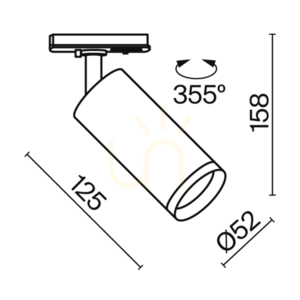 FOCUS LED reflektor na přípojnici TR021-1-12W3K-W-D-W Maytoni small 7