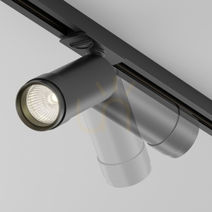 Lištové svítidlo 1fázové UNITY Maytoni FOCUS ZOOM, zoom 15°–50°, LED 12 W 900 lm 3000K CRI 90, stmívání TRIAC, černé small 1