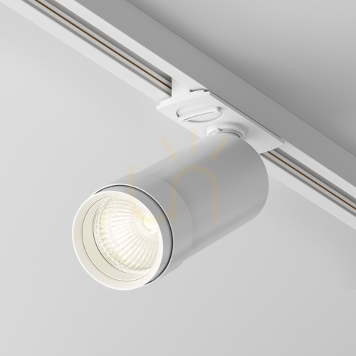 Kontrola Lištová bodovka Maytoni Focus Zoom TR021-1-12B3K-Z-W, LED 12 W 3000 K 900 lm, zoom 15°–50°, otočení 355°, bílá, Unity 1-fáz.