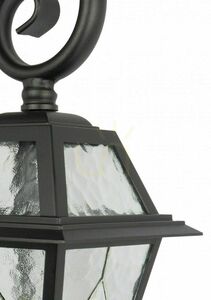 Venkovní nástěnné svítidlo SU-MA Witraż K 3012/1/N černá patina small 1