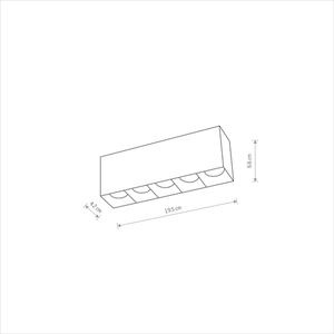 MIDI LED lampa pro povrchovou montáž 10058 Nowodvorski small 5