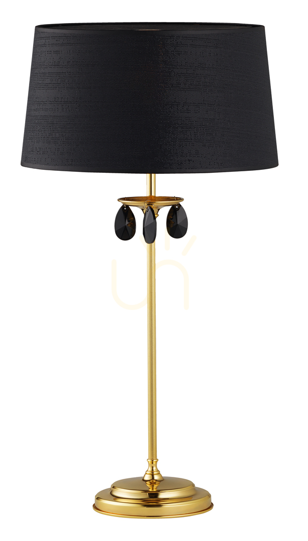 Kontrola Stolní lampa Jupiter EGIDA 1799 zlatá s černým stínidlem E27 15 W Stolní lampa Jupiter EGIDA 1799 zlatá s černým stínidlem E27 15 W