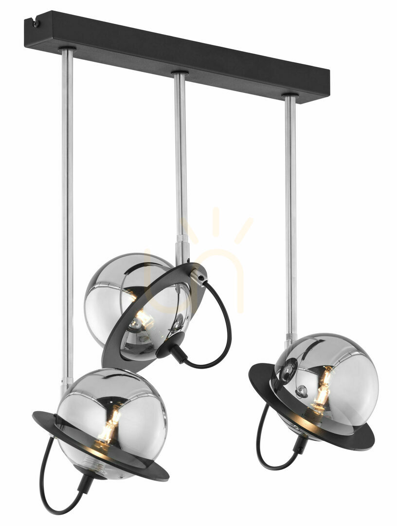 Kontrola Závěsná lampa LED Planet PE 3 cz/ni G9 x 3 Závěsná lampa LED Planet PE 3 cz/ni G9 x 3