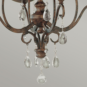 Lustr Chateau - 4 světelné zdroje - Mocha Bronze Elstead small 3