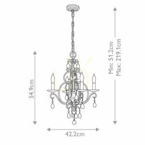 Lustr Chateau - 4 světelné zdroje - Mocha Bronze Elstead small 8