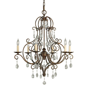 Lustr Chateau 6 světel Elstead small 0