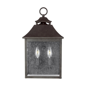Galena 2 Light Half Lantern Elstead small 0