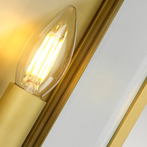 Venkovní nástěnné svítidlo Elstead Holborn HL7-M-BB, broušená mosaz, 2×E14 small 3