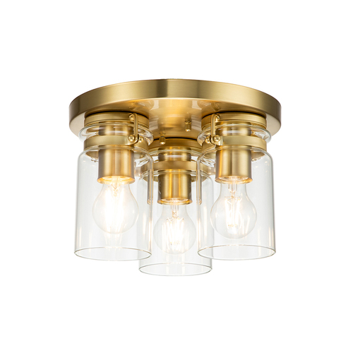 Kontrola Brinley 3 Light Flush Mount Elstead
