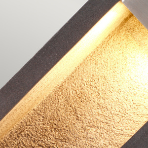 Sloupkové svítidlo Parkstone LED střední 40 cm, čedič a nerezová ocel, Elstead small 2