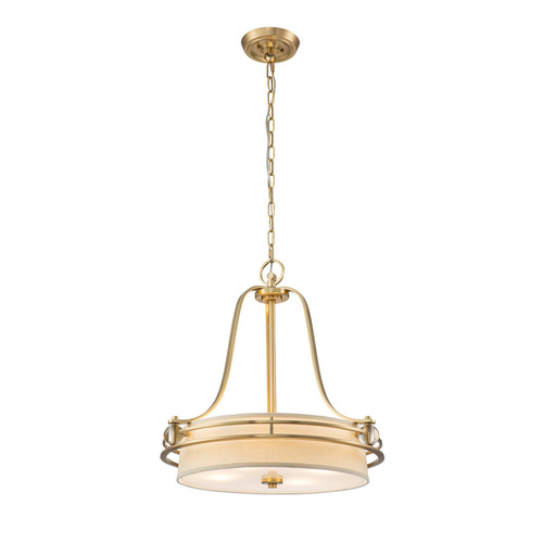 Kontrola Uptown Gotham 4 Light Pendant Elstead