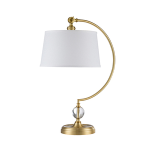 Jenkins 1 světelná stolní lampa (kompletní s krémovým stínidlem) Elstead small 1