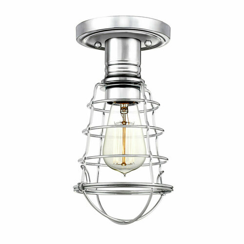 Kontrola Mixon 1 Light Semi-flush Mount Elstead