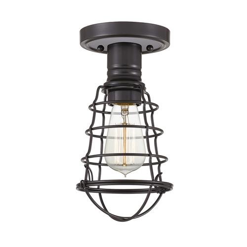 Kontrola Mixon 1 Light Semi-flush Mount Elstead