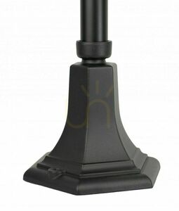 Venkovní stojací lucerna SU-MA K 5002/1/N černá patina 160 cm small 2