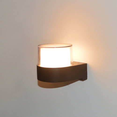 Kontrola Venkovní nástěnné LED svítidlo Italux černé 5W IP54 4000K OWL-4626-4K