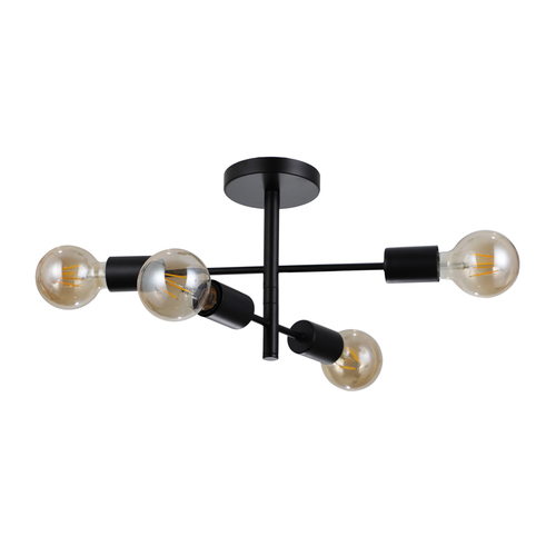 Kontrola Závěsné svítidlo Italux Piansi černé E27 4x40W PND-4025-4-BL