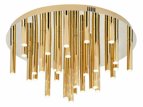 Kontrola Plafon Max Light Organic C0188D zlatý 60 cm LED 33W