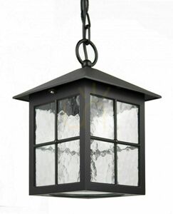 Venkovní závěsné světlo SU-MA Wenecja K 1018/1/KW černá patina 66 cm small 1