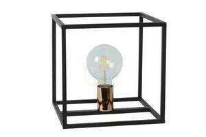 Stolní lampa Lucide ARTHUR černá měděná kovová vintage 25 cm 08524/01/30 small 1