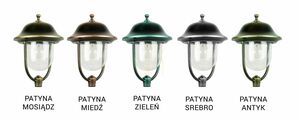Venkovní stojací lampa SU-MA Prince K 1018 O černá patina 39 cm small 8