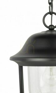 Venkovní závěsná lampa SU-MA Prince černá patina 25 cm K 1018/1/O small 1